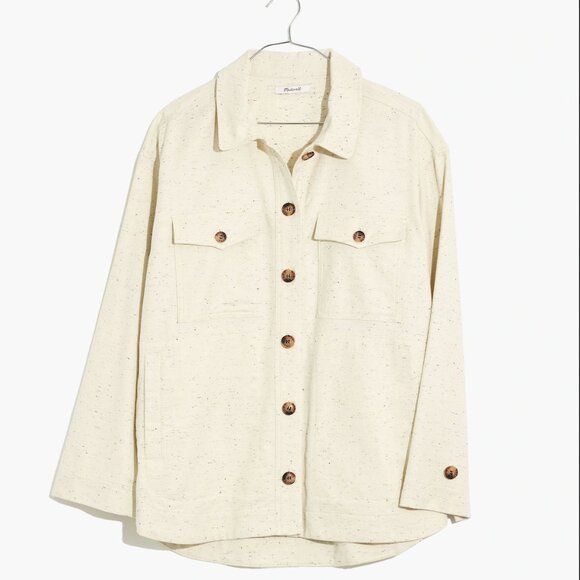 Madewell | Donegal Flannel Shirt-Jacket - Picture 1 of 7